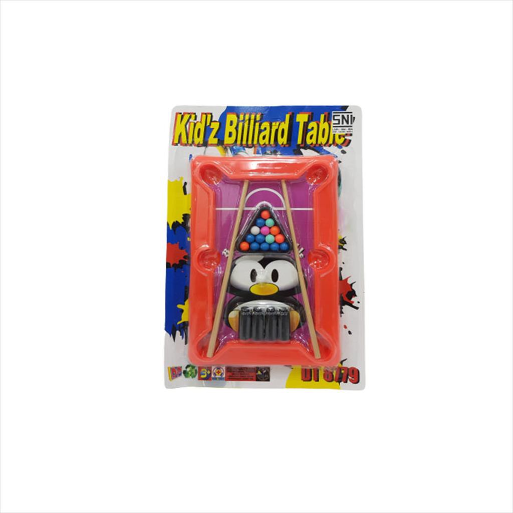 Mainan Billiard Mini / Mainan Bola Sodok Mini Sachet 8779