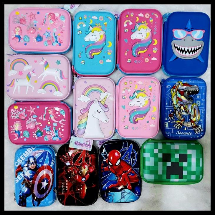 

KOTAK PENSIL UNICORN 3D TEMPAT PENSIL SMIGGLE UNICORN KADO ANAK KODE 1327