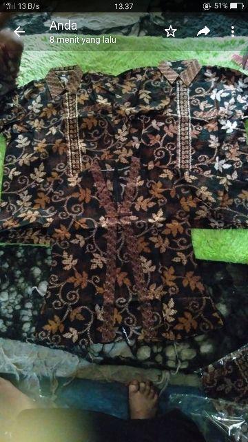 Baju Batik Couple Mahabaten Modern Monalisa Toska Hrb 365 Sogan Mica Toska Marun...