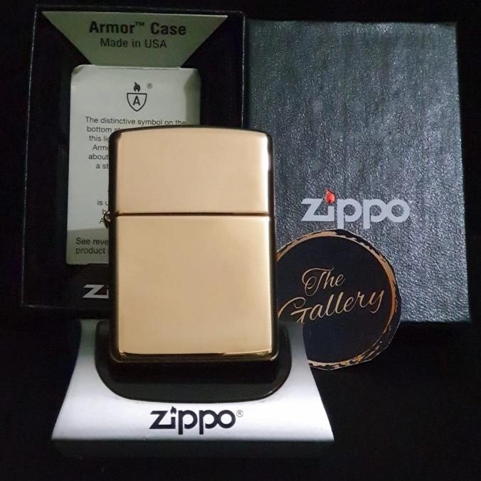 169 ORIGINAL ZIPPO ARMOR HIGH POLISH BRASS
