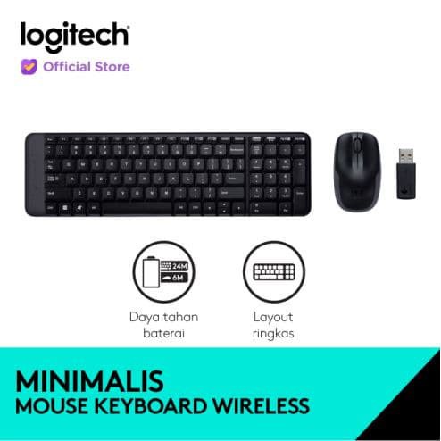 Logitech  Wireless Keyboard Mouse