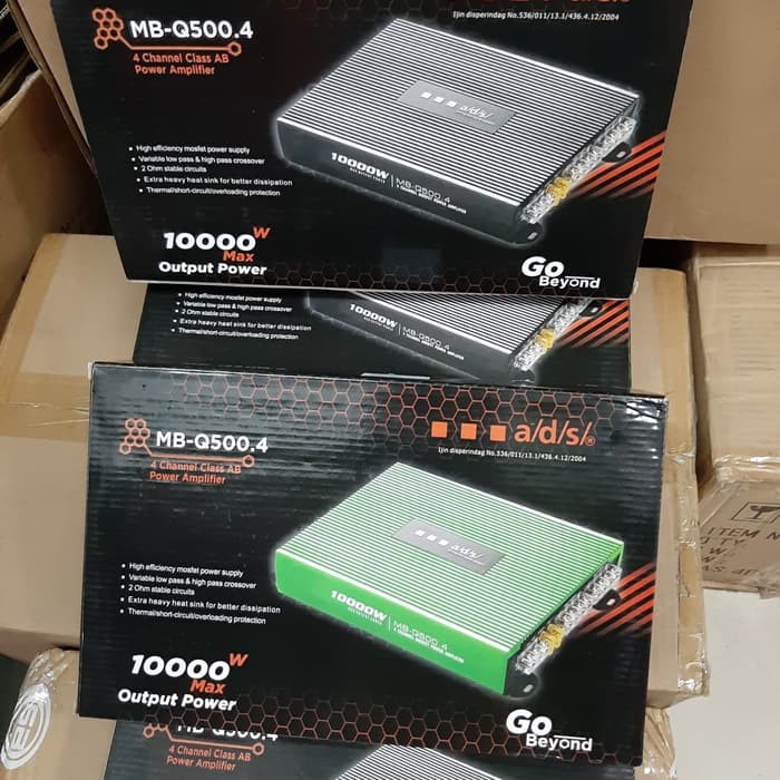 OKE BGT  Power ADS A-740.4 Amplifier Audio Mobil ADS 4 Chanel JK90