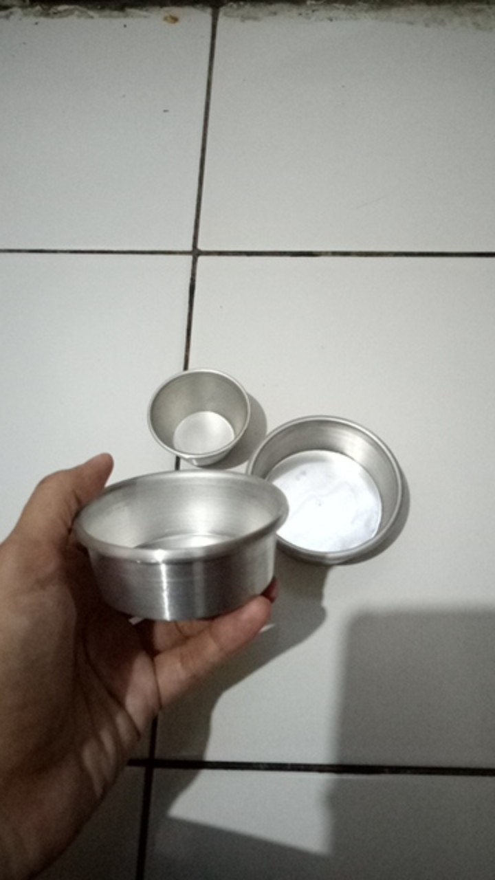 Loyang Bulat Mini Press Tanpa Sambungan/cetakan Bulat Kecil 7cm