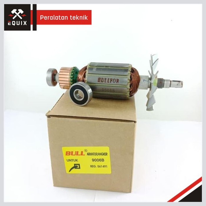 ANGKER BULL ARMATURE 9006B FOR MESIN GERINDA MAKITA Discgrinder 9006B