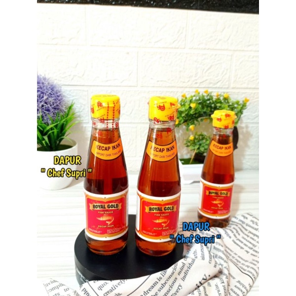

KECAP IKAN ROYAL GOLD 200ml (cocok untuk skala rumahan)
