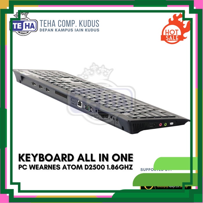 CPU All in One AIO Wearnes Model KEYBOARD 4GB SSD 128GB Wifi PC Mini