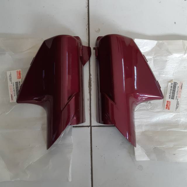 Tutup Shock Depan Maron Yamaha VEGA Original. 5ER-F3122-00-18 & 5ER-F3132-00-18