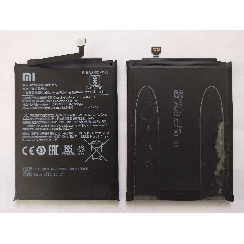 Baterai original xiaomi redmi note 7 redmi note 7 pro