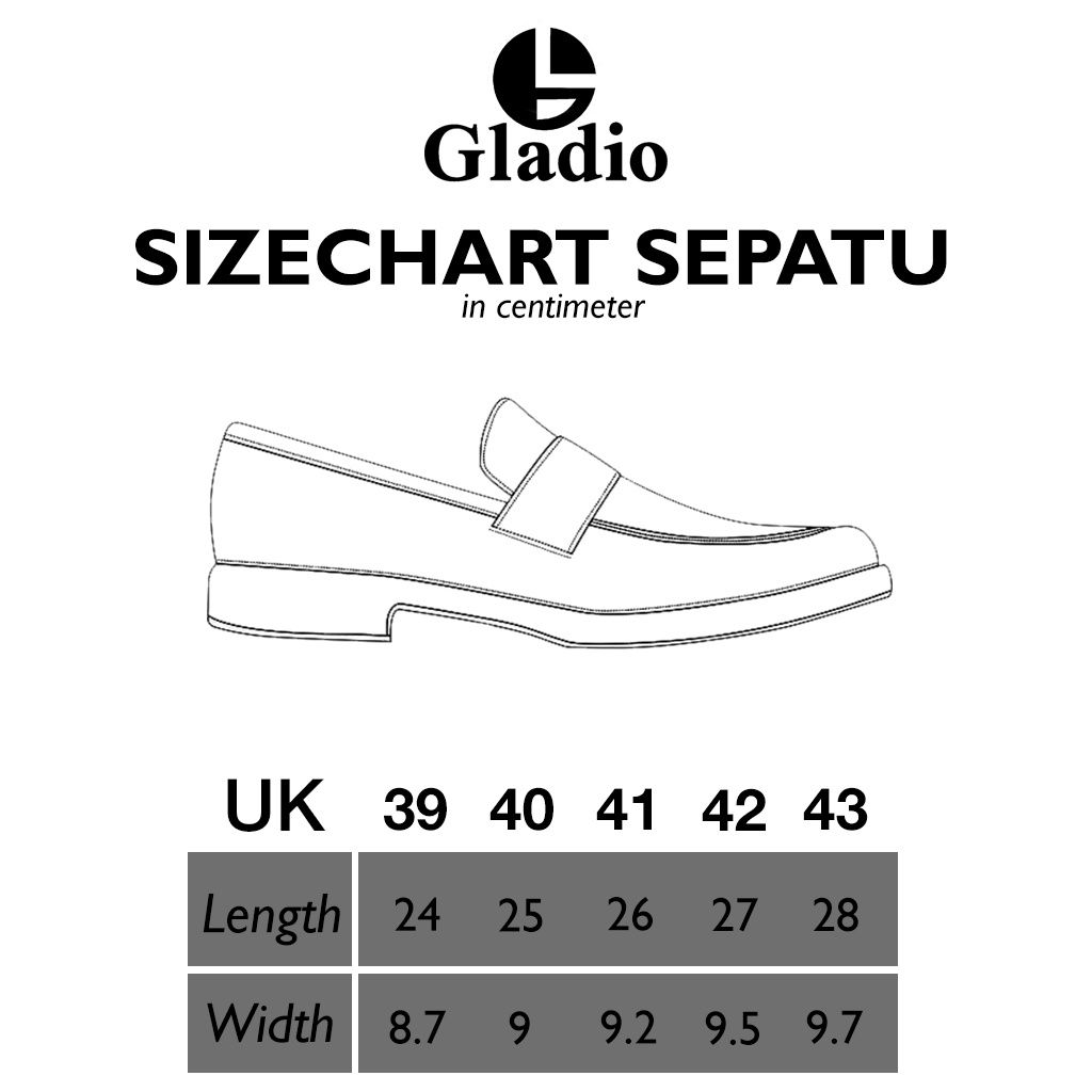 RECOMMENDED GLADIO VERDA HITAM SEPATU PRIA GLADIO SLIP ON KULIT