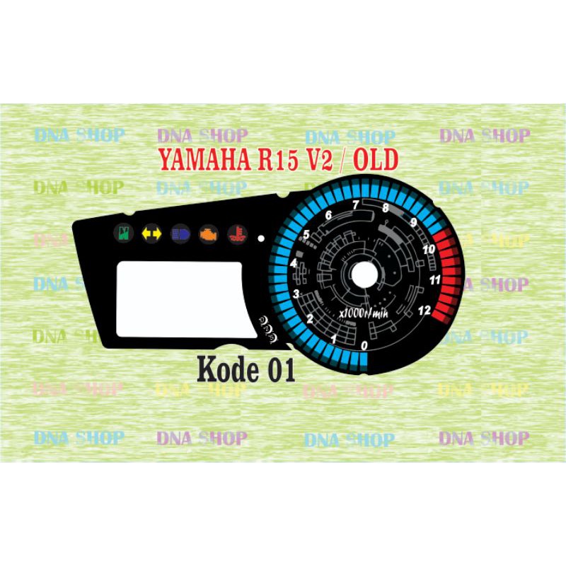 Jual Panel Speedometer YAMAHA R15 V2 OLD Indonesia