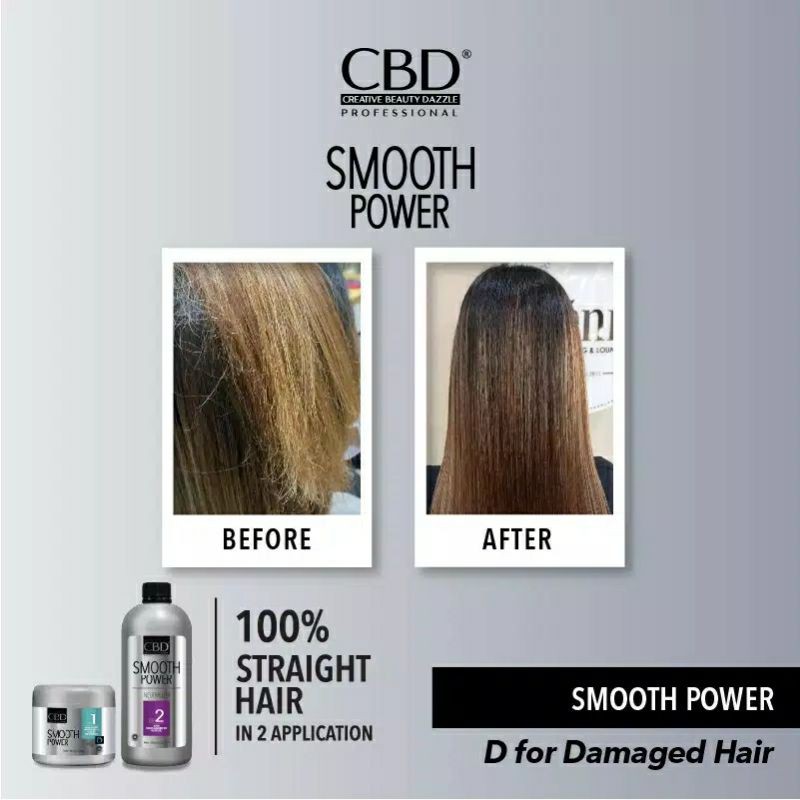 CBD STEP 1 500 GR Smooth Power Pelurus Rambut Smoothing Rebonding