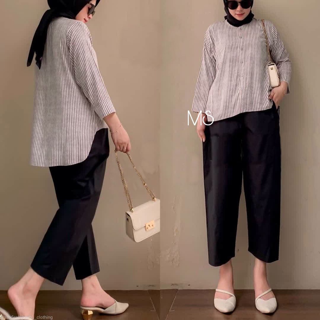 set setelan baju dan celana kondangan baju kondangan pesta setelan brokat murah Terbaru modis