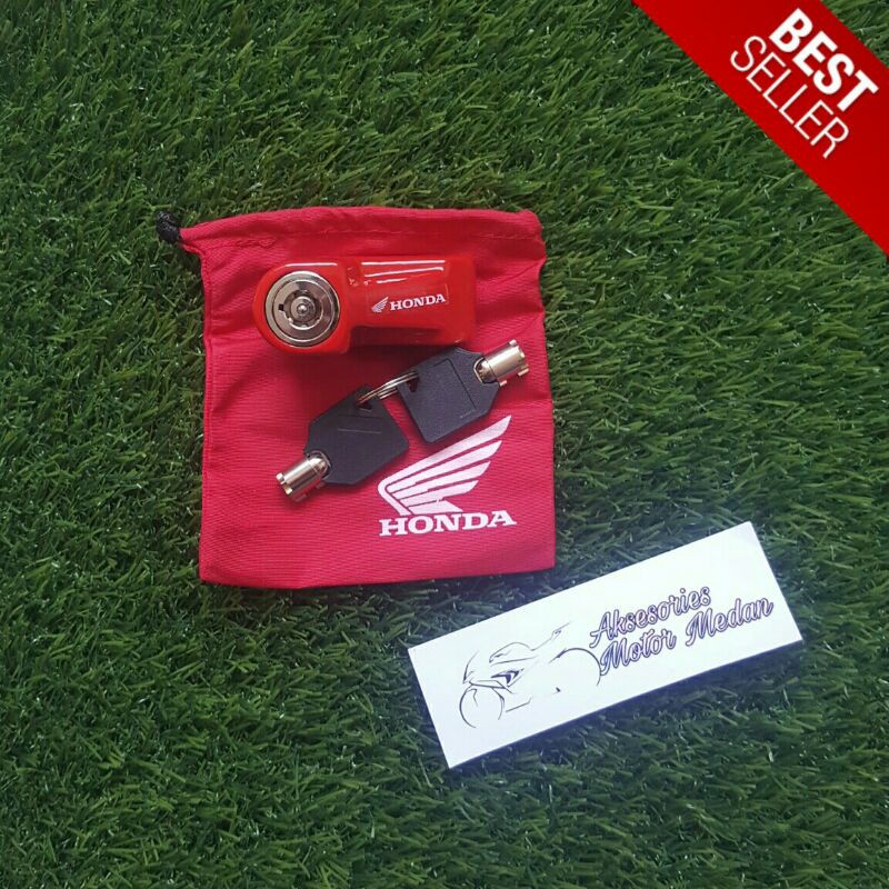 Kunci Gembok Cakram Original Aksesoris Motor Honda