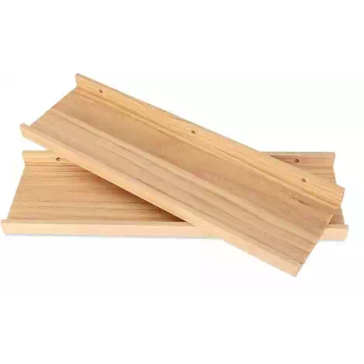 dekorasi dinding kayu/rak tempel kayu