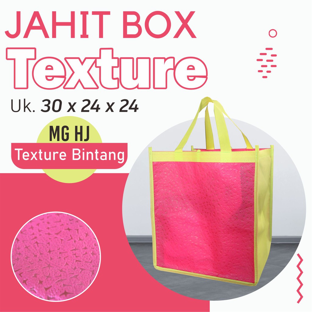 

[Cod] Tas Hajatan Murah Tas Nasi Box Tas Box Nasi Bahan Spunbond Texture Tebal 30x24x24