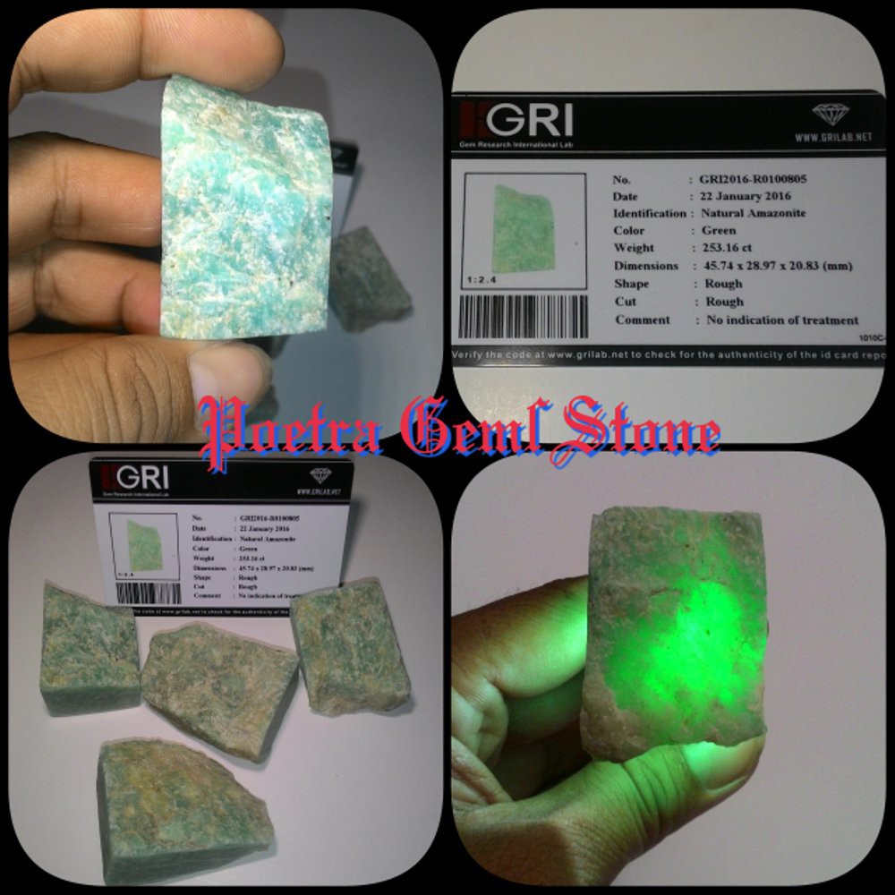 TERMURAH !!! NATURAL AMAZONITE ORIGIN USA