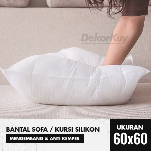 DK - Bantal Sofa / Bantal Kursi Silikon Uk. 60x60