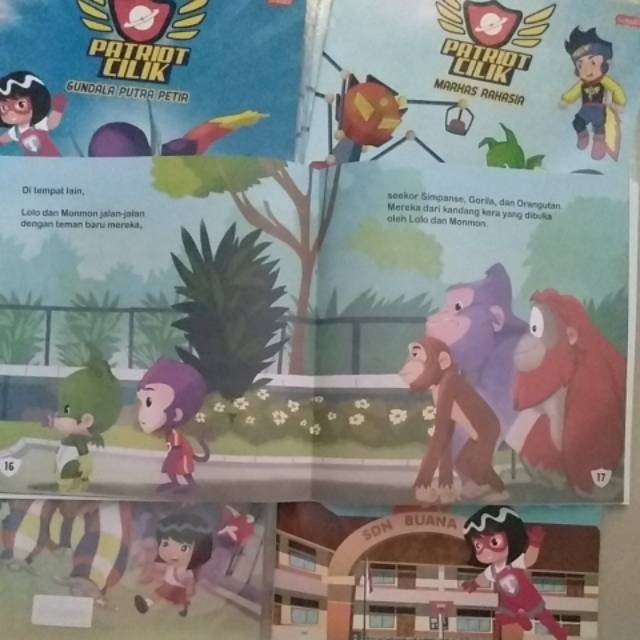 Buku Anak - Bumi Langit - Patriot Cilik Monster Raksasa