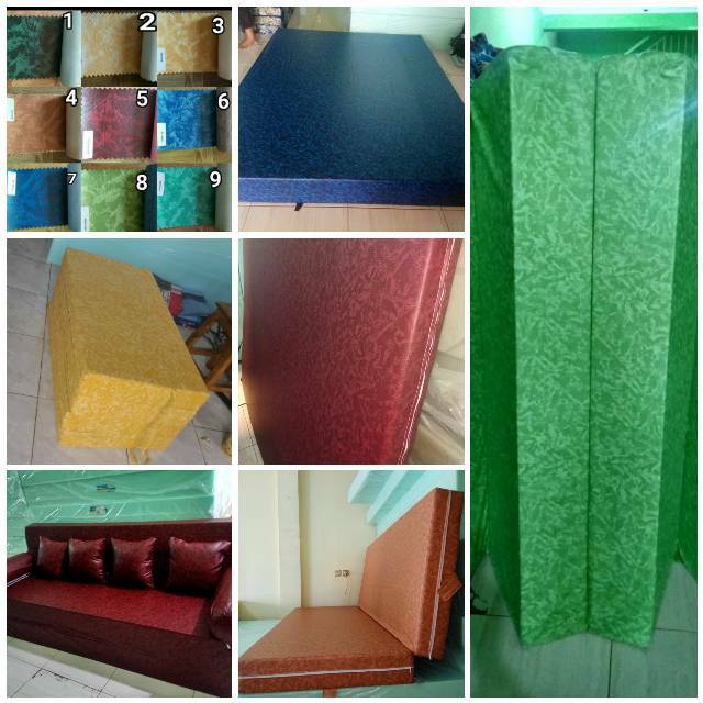 YUKATA CUSTOM tebal 20cm kasur lipat busa inoac cover oscar