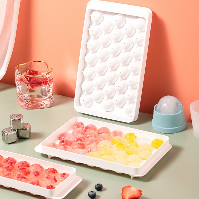 Bubble ice cube jelly mold tray / cetakan es batu bulat kecil