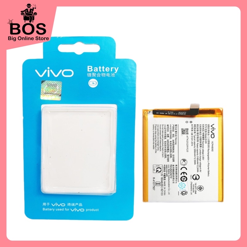 BOS - Batre Vivo V9 / Y85 / B-D9 / BD9 3260mAh | Baterai Battery HP