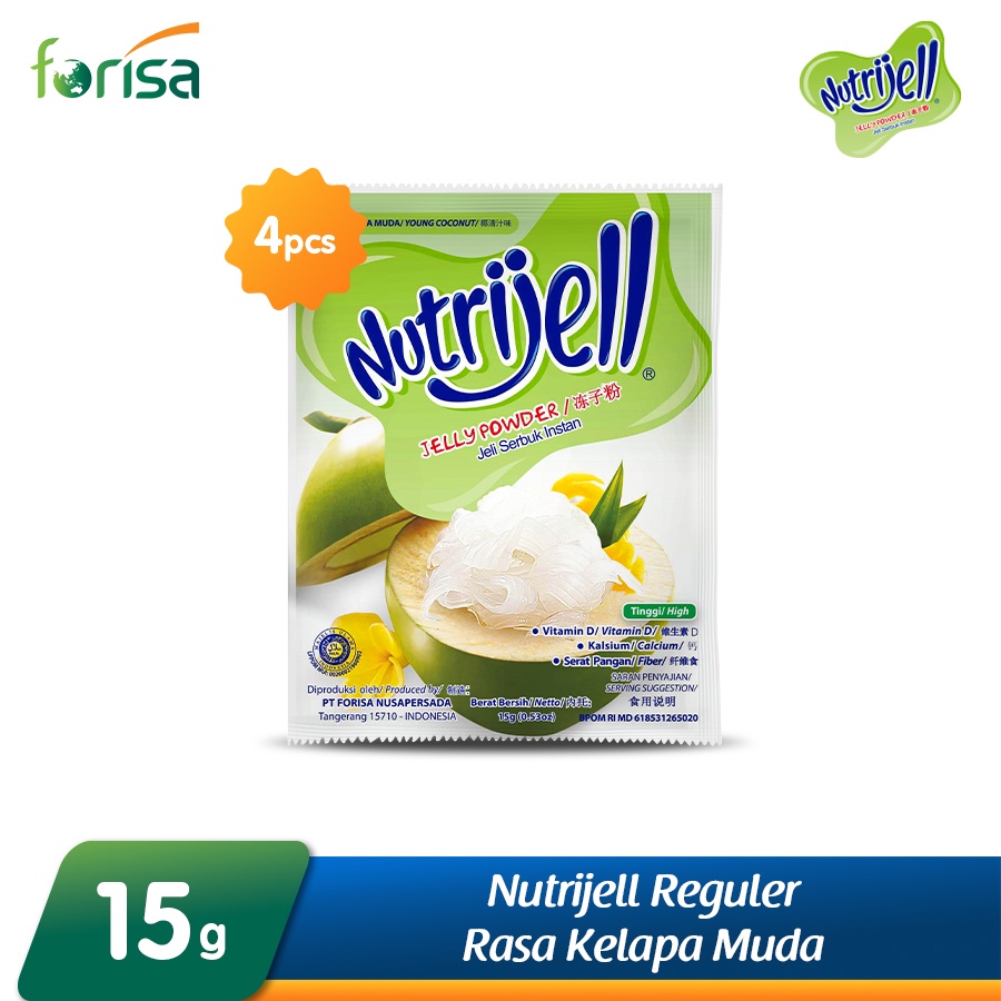 Jual Nutrijell Reguler Rasa Kelapa Muda Gr Pcs Shopee Indonesia