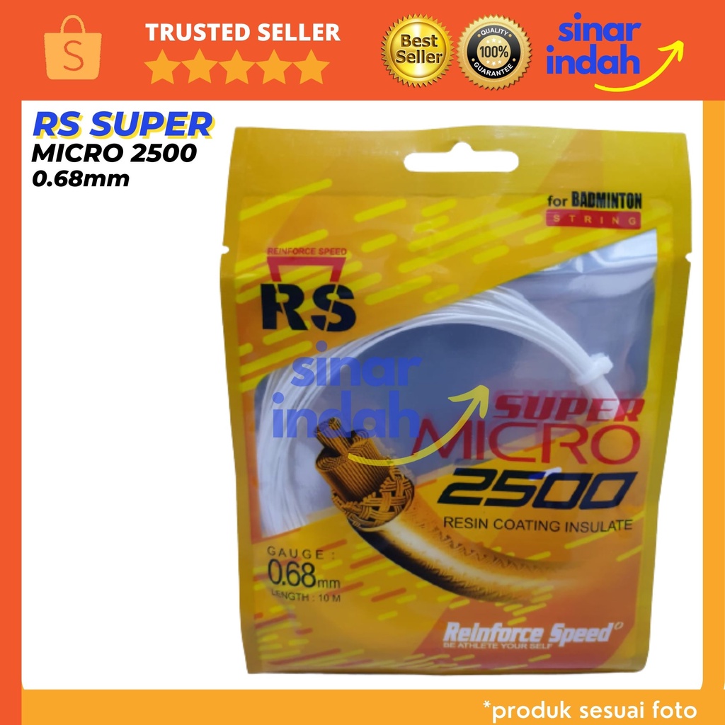Senar Badminton RS MICRO 2500 Original / Senar Raket Badminton Murah