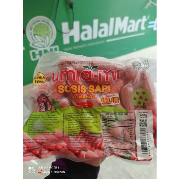 

Umiami Sosis Ulir Cocktail Sapi