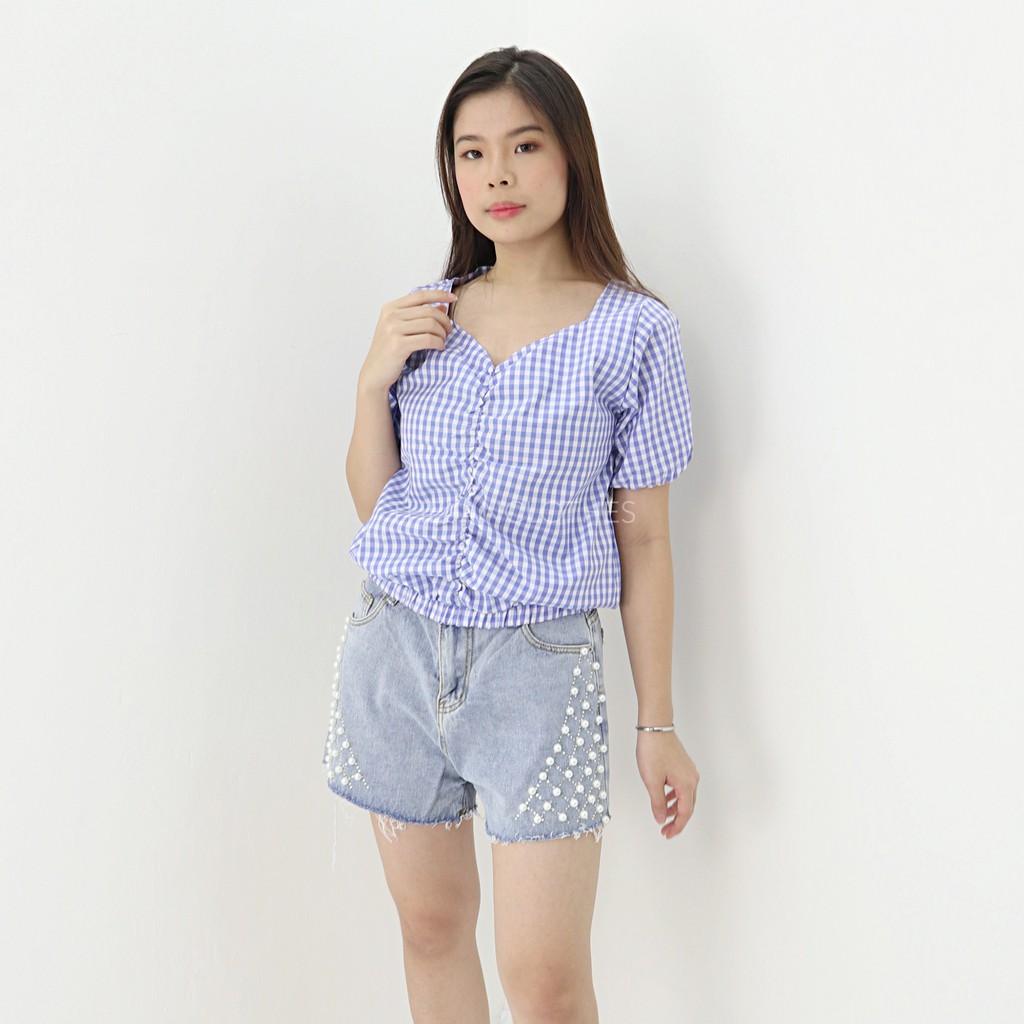 Loopy square top -Thejanclothes