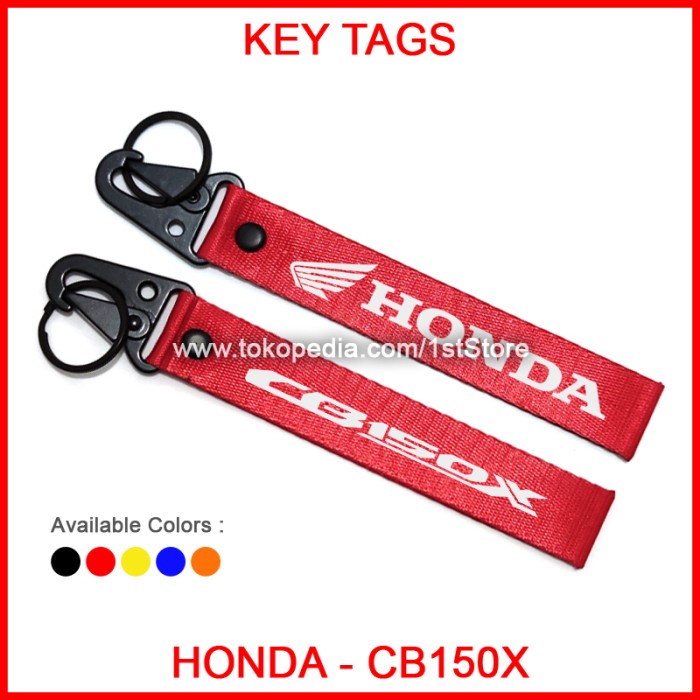 PROMO Gantungan Kunci Honda CB150X Keychain Logo Motor CB 150X 150 X All New - Merah