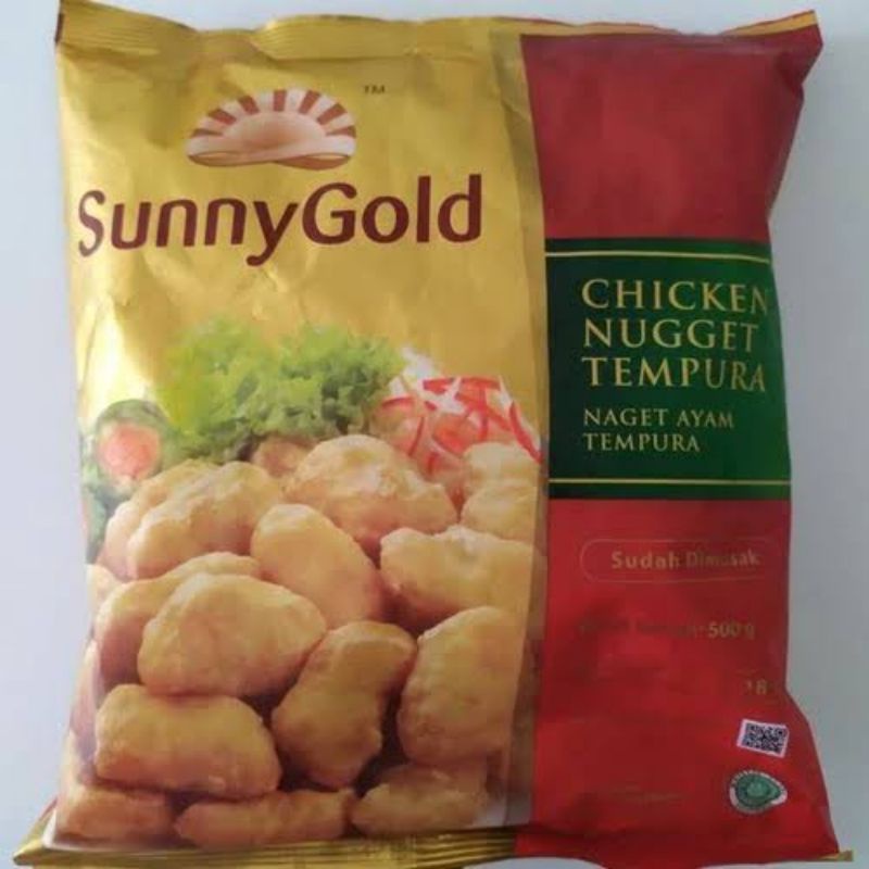 

Sunny Gold Chicken Nugget Tempura 500gram SunnyGold