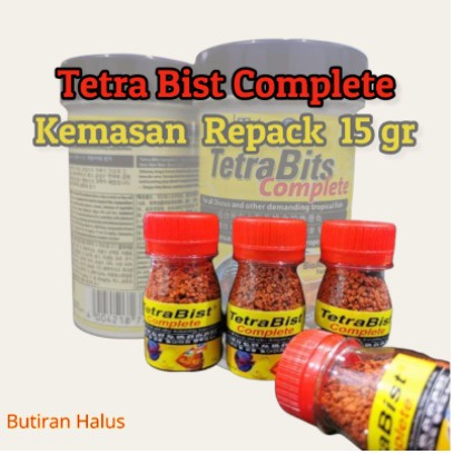 PAKAN IKAN TETRA BITS COMPLETE 15 DAN 30 GR PAKAN IKAN DISCUS COMPLETE TETRABITS