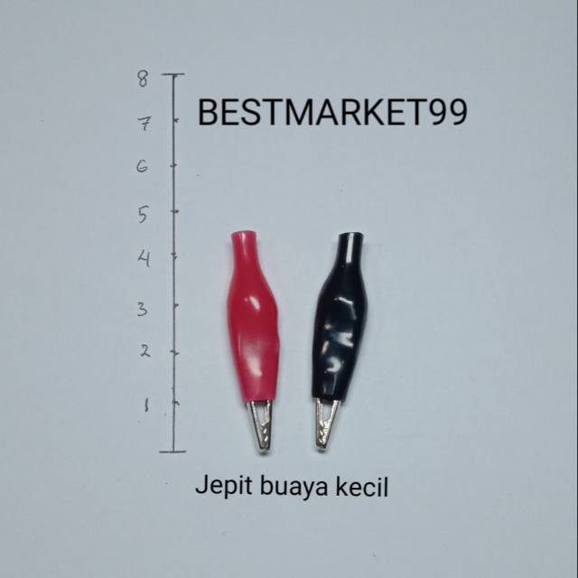 Jepit buaya kecil. Harga / 10 set