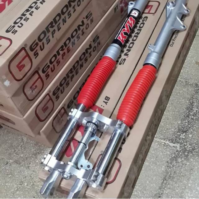 SHOCK DEPAN KYB TELE KAYABA GORDON 41 USD MOTOCROSS TRAIL SUPERMOTO ADVENTURE GTX
