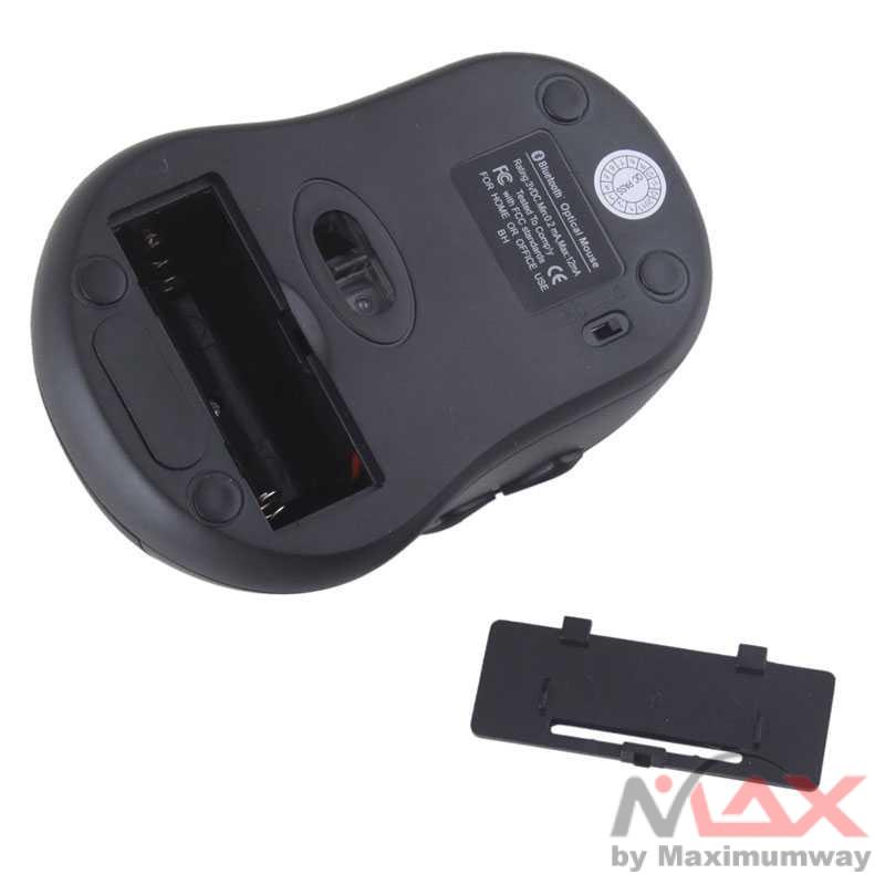 Mouse Bluetooth 3.0 2.4GHz 1600DPI - PWM-601 Warna Hitam