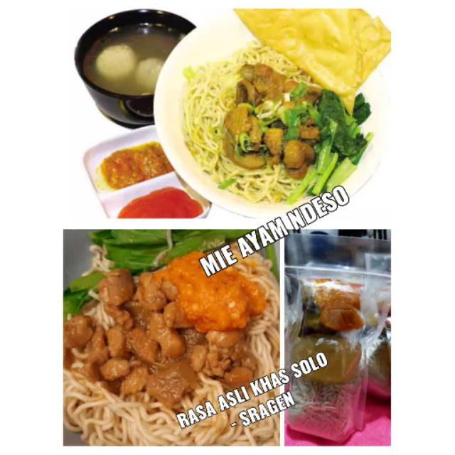 

Mie Ayam khas Solo - Sragen