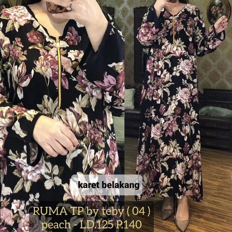 {Sjm31au22ғ} Daster Teby Ruma TP tangan panjang