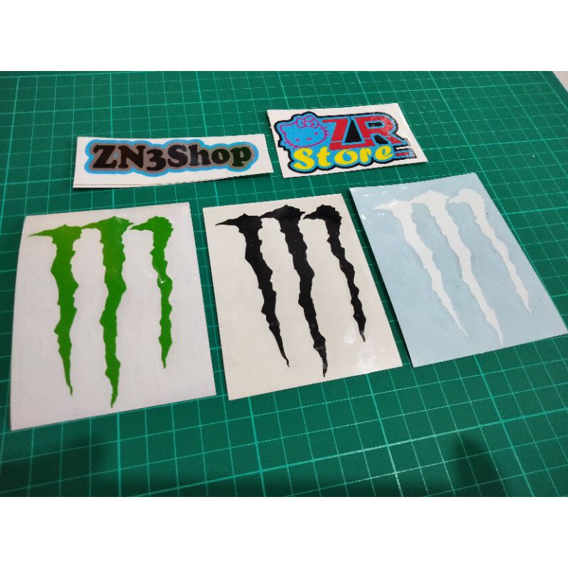 

cutting stiker logo monster