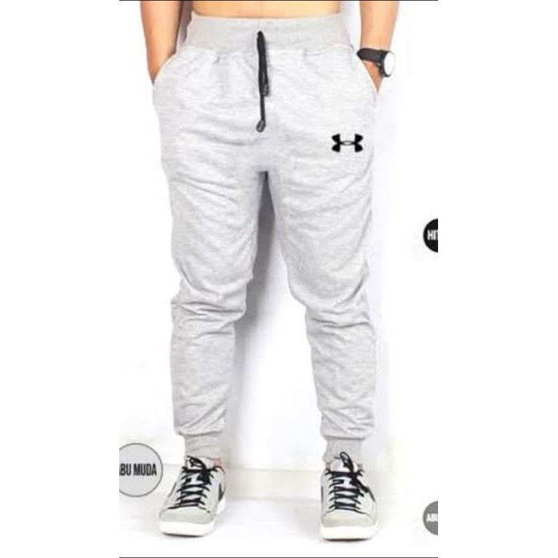 Celana Joger joging PRIA WANITA panjang Jogger Gym training trening treining trackpants SWEATPANTS