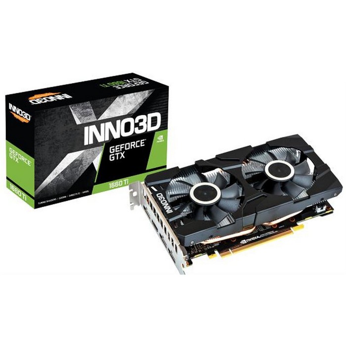 Termurah VGA INNO3D NVIDIA 6GB GeForce GTX 1660ti DDR5 X2 Twin Berkualitas