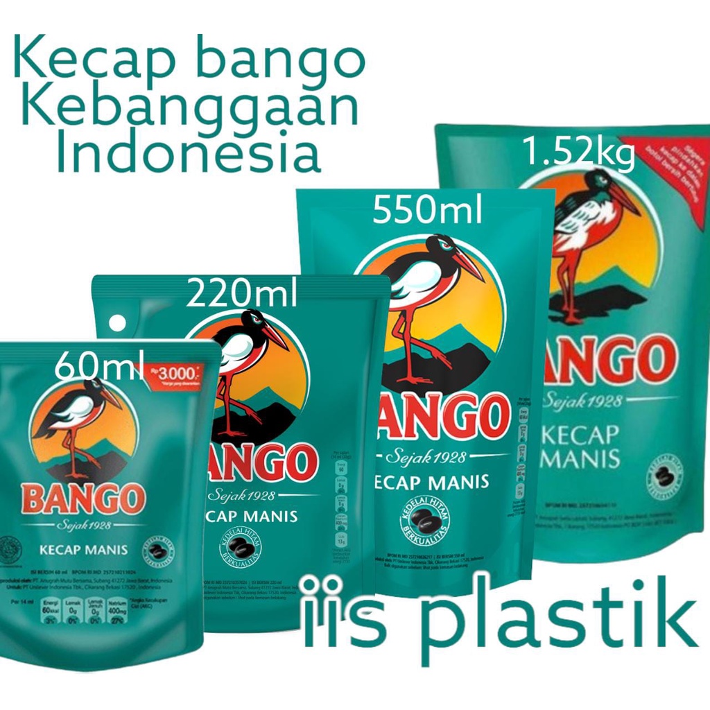 Bango Kecap Manis Pouch Flatpack 220 mL