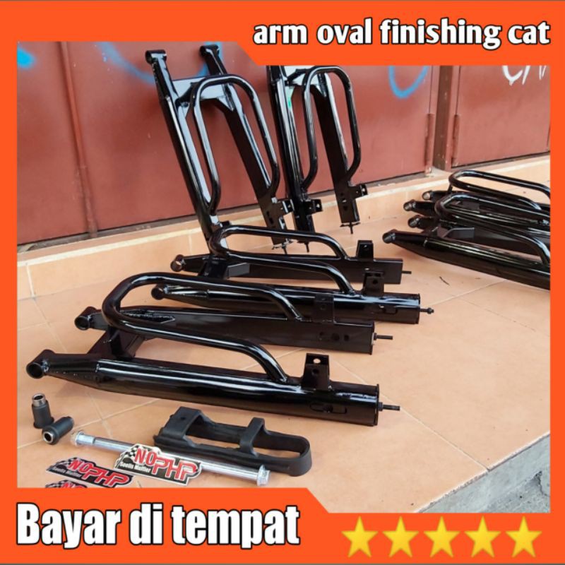lengan ayun sapit urang capit swing arm oval rx king rxk rxs finishing cat hitam silver gold MURAH