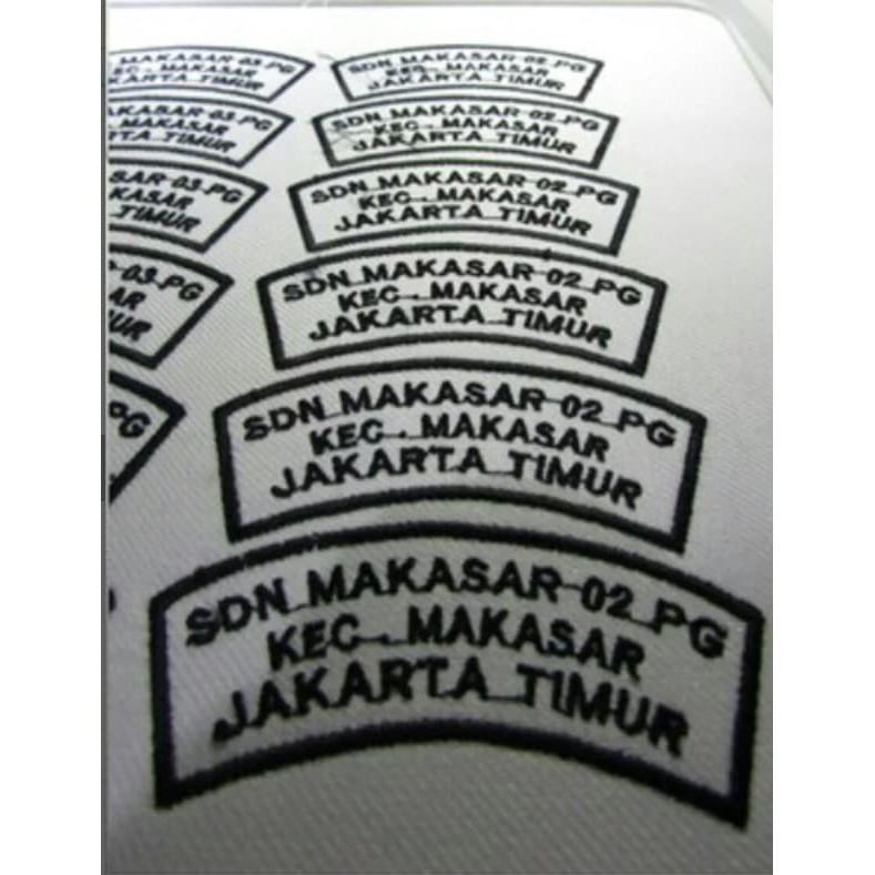 

BORDIR LOKASI SEKOLAH / LOKASI / LOKASI SEKOLAH / CUSTOM
