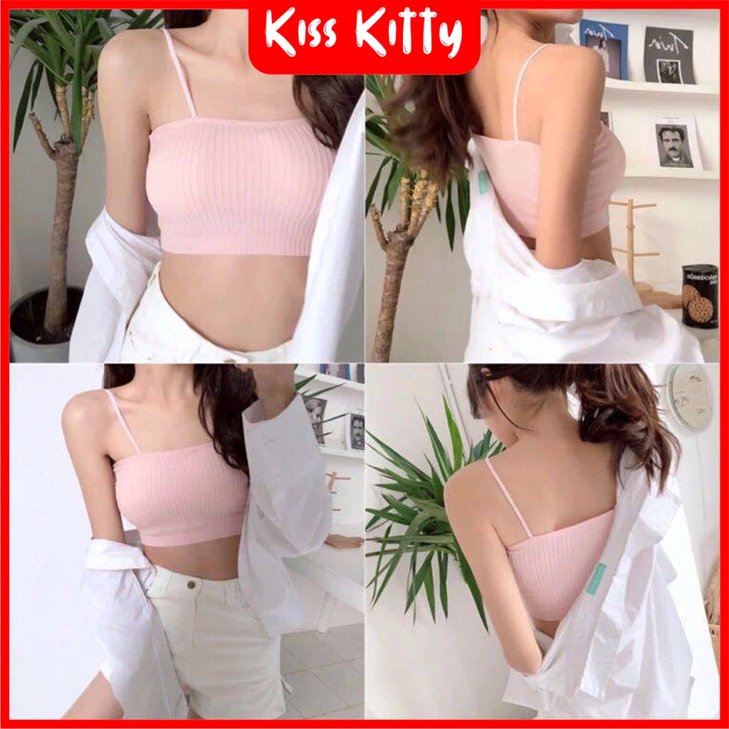 Tank Top Bra Pakaian Dalam Wanita Korean Style Sport Fashion