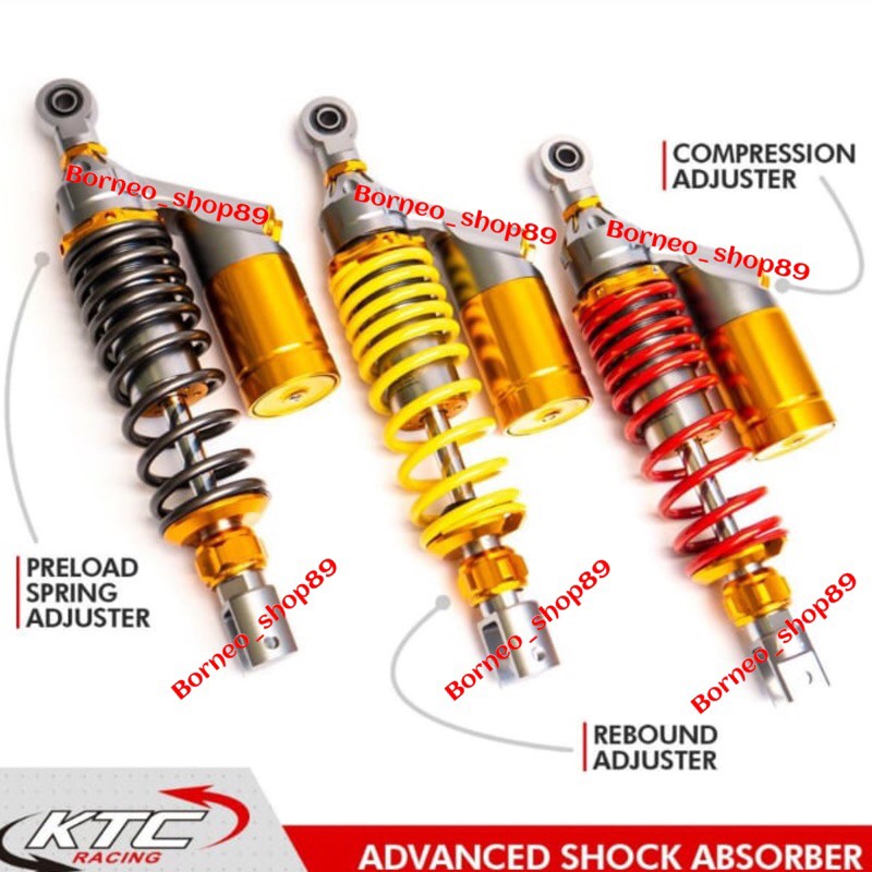 Shockbreaker shock absorber tabung atas Original KTC yamaha Aerox 155