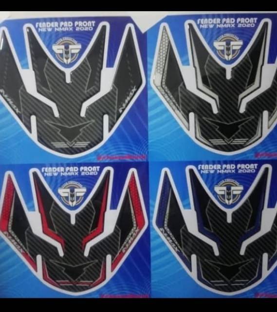 Stiker timbul resin timbul fender spakbor depan new nmax 2020