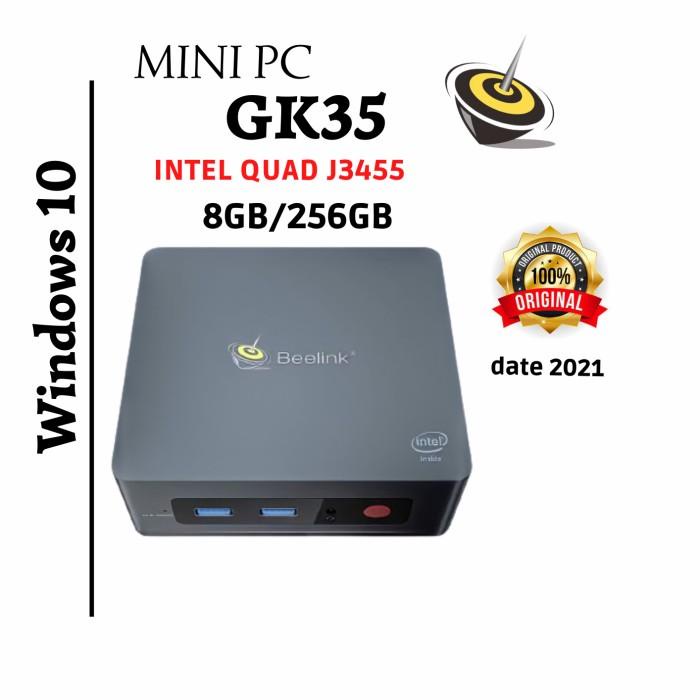 Beelink GK35 8/256GB SSD Mini PC Intel Quad J3455 Dual HDMI Windows 10