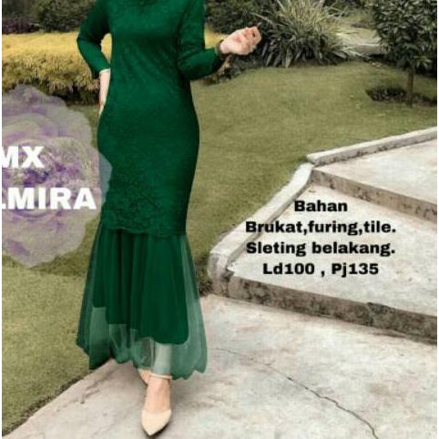 ✫ MAXI CELMIRA DUYUNG BRUKAT /DRESS MUSLIM DUYUNG/GAMIS DUYUNG / MAXI DUYUNG BRUKAT / MAXI LEBARAN /