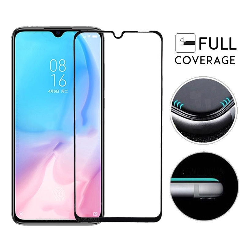 Tempered Glass Pelindung Layar Xiaomi Redmi Note 8 8 Pro Full Cover