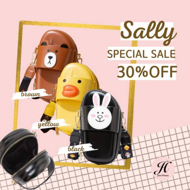 [JH] SALLY BAG BY JIMS HONEY//TAS UNIK// TAS SELEMPANG//TAS ANAK// TAS LUCU //TAS WANITA